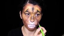 Visage maquillage peinture tutoriel Lion 2 versions lion