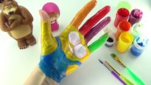 Corps par par enfants les couleurs visage la famille doigt pour Apprendre garderie peinture rimes Kc t