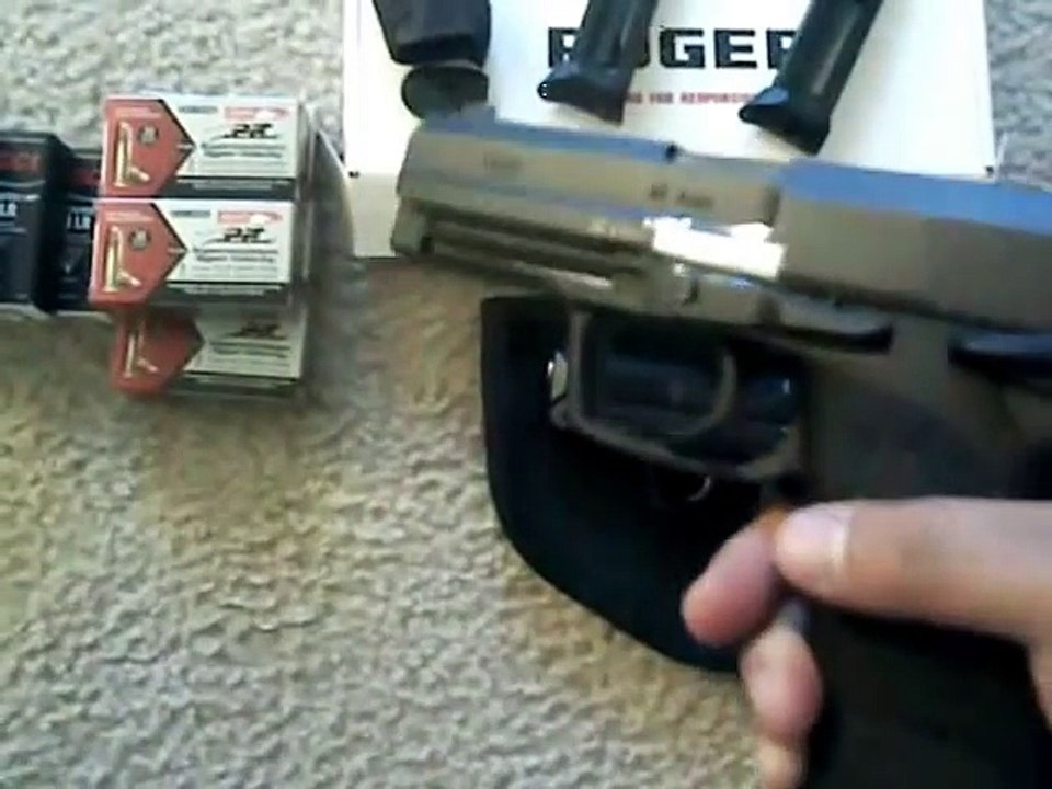 RUGER SR22 .22LR HANDGUN FOR SELF DEFENSE, CONCEALED CARRY, HOME DEFENSE