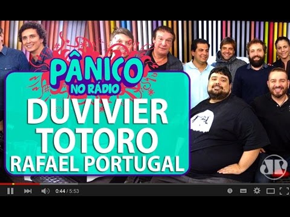 Gregório Duvivier, Totoro e Rafael Portugal - Pânico - 28/06/16
