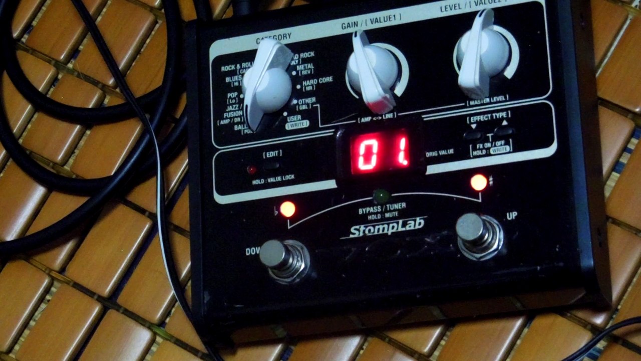 VOX StompLab IG play