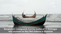 17 Rohingya, including children, drown fleeing Myanmar