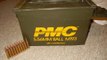 AMMO FIND DURING THE 2013 AMMUNITION SHORTAGE - PMC 5.56 MM BALL M193 ( BROWN BOX )  NOT .223 CAL