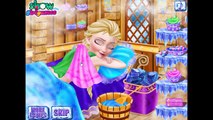 Pour gelé Jeu filles petit beauté Princesse vidéo spa elsa disney