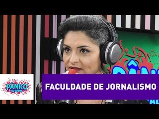 "Bombei em rádio", diz Madeleine Lacsko sobre faculdade de jornalismo | Pânico
