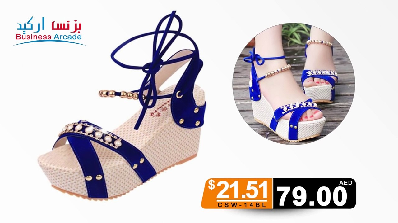2016 Latest Designed High Wedge Sandals