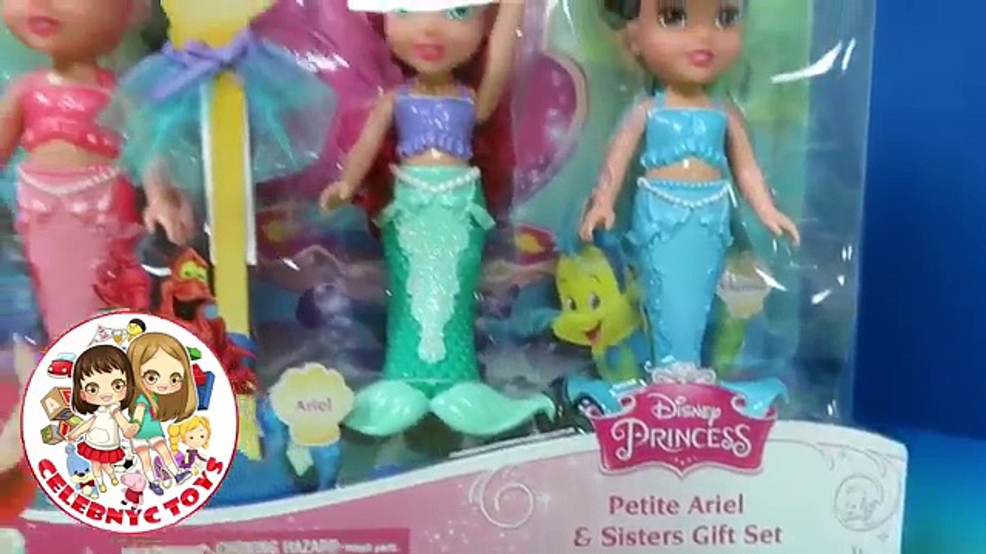 petite ariel and sisters gift set