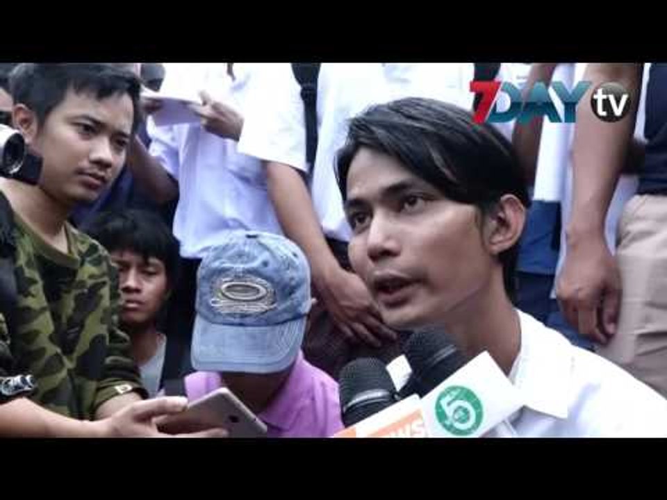ၿမိဳ႕ေတာ္ခန္းမေရွ႕မွာ သေဘာၤသားေတြ ဘာေၾကာင့္ဆႏၵျပ
