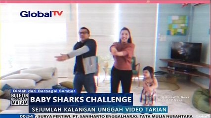Aksi Baby Sharks Challange dari Artis Hingga Polisi