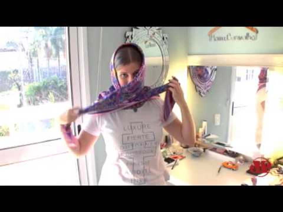 Penteadeira da Manu: aprenda a usar o lenço de diversas formas e ousar no look