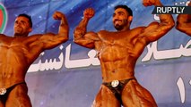 Fisiculturistas disputam título no Afeganistão