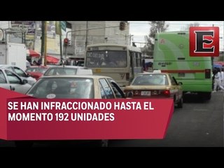 Supervisión a transporte público concesionado en la CDMX