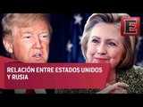 Hillary y Trump hablan sobre la relación con Rusia / Tercer debate Hillary Clinton y Donald Trump