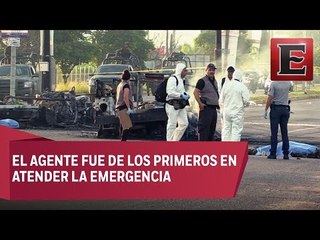 Policía narra cómo halló a soldados en emboscada a convoy militar
