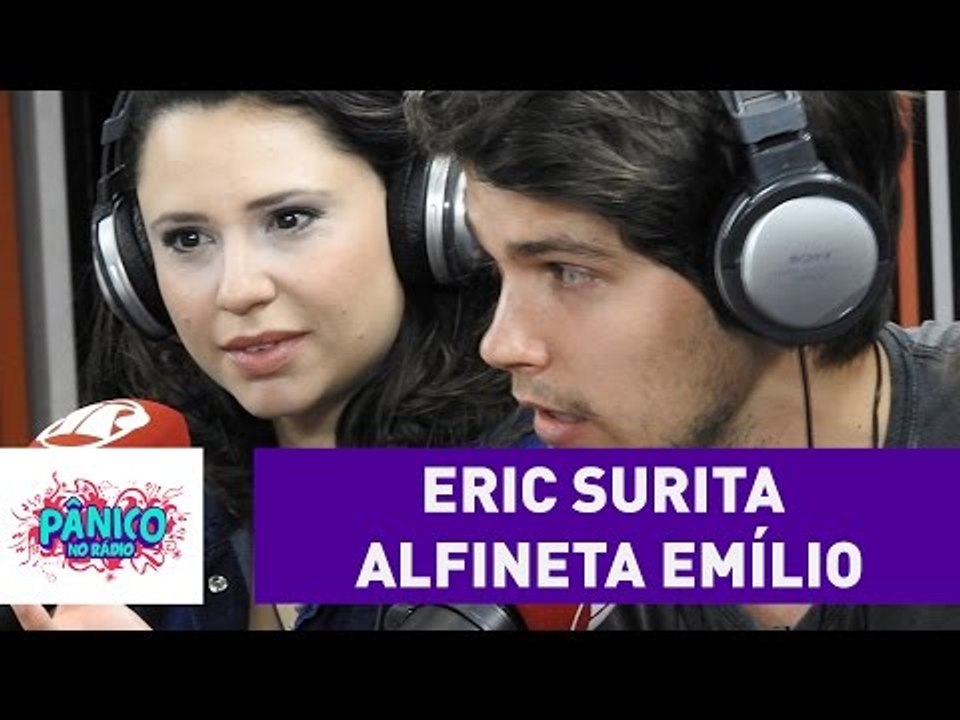 Eric Surita alfineta seu pai Emílio: "a gente trabalha" | Pânico