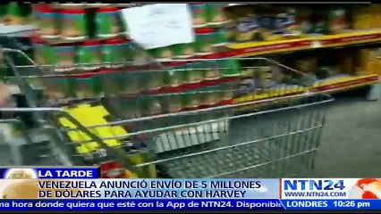 Indignación en Venezuela por envío de ayudas para afectados del huracán Harvey por parte del régimen de Maduro
