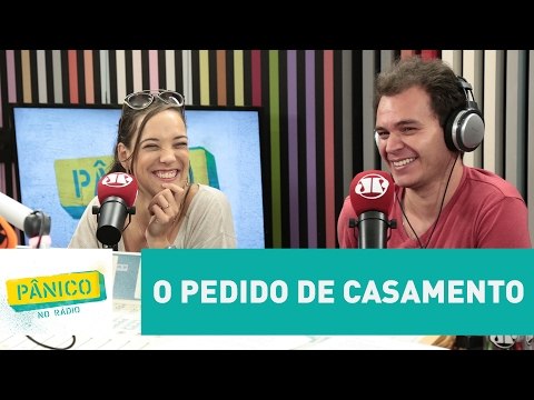 Alexandre Contini conta como foi pedido de casamento para Adriana Birolli | Pânico