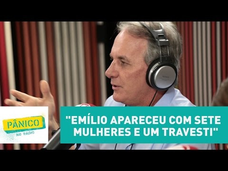 "Emílio apareceu com sete mulheres e um travesti", relembra Otávio Mesquita | Pânico