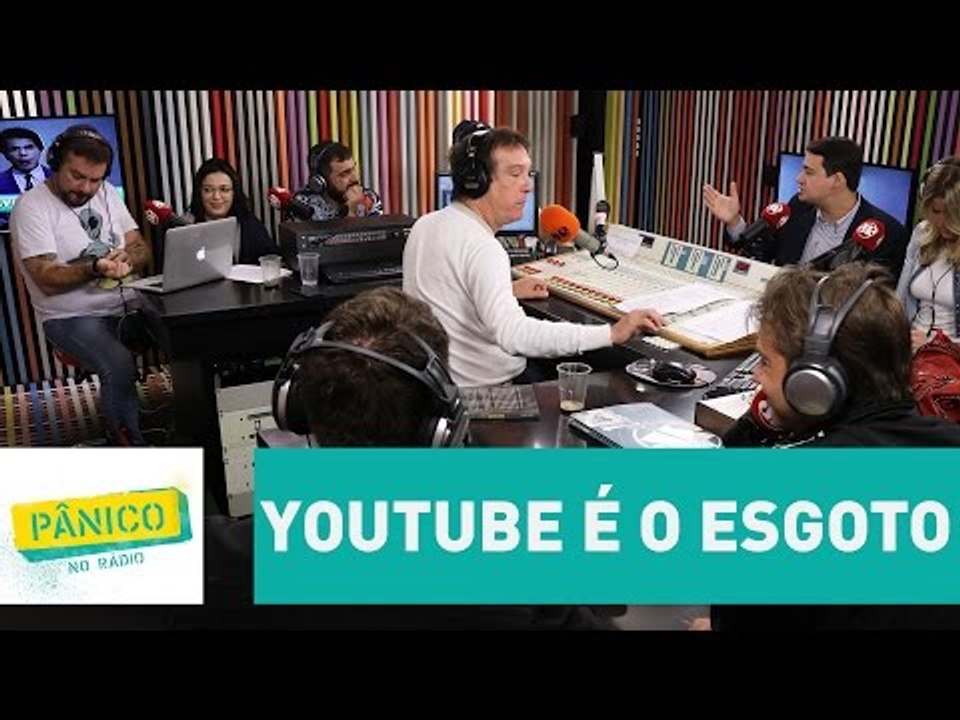 "O YouTube é o esgoto da comunicação", define Emílio Surita | Pânico