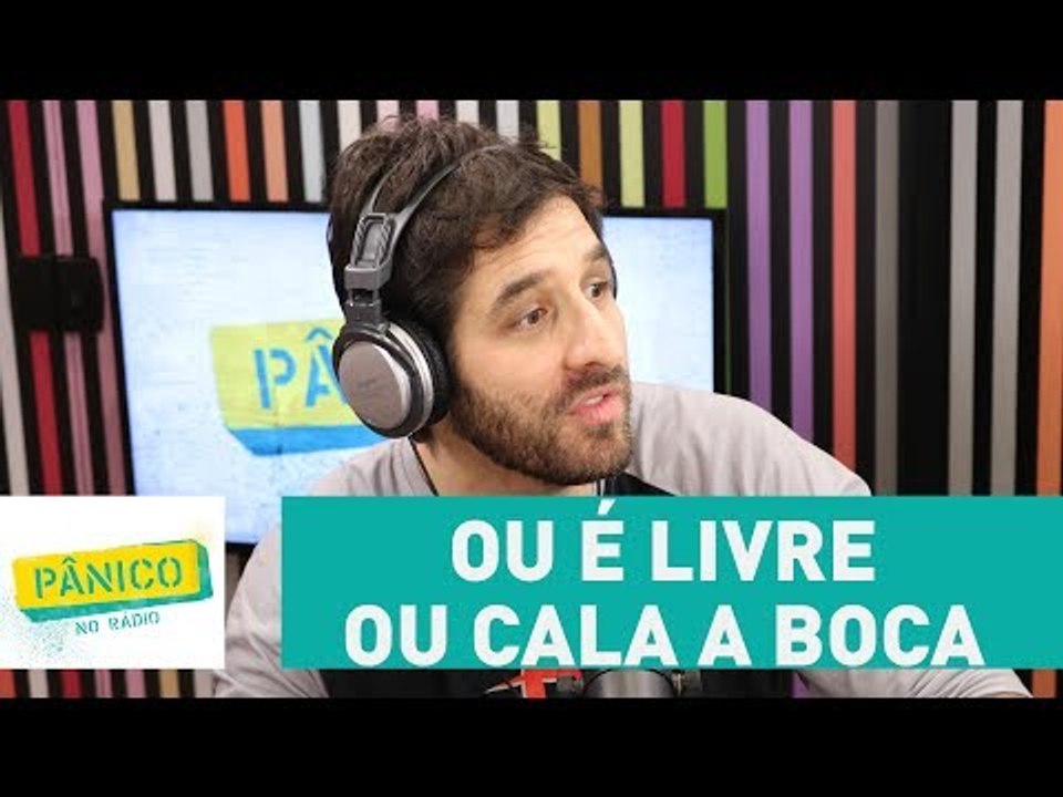 Rafinha Bastos: "Ou você é livre, ou você cala a boca e para de trabalhar"