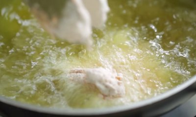 Fried Chicken with Cheese Sauce - Urban Cook