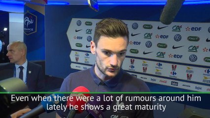 下载视频: Lloris hails Mbappe's maturity