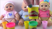 Bébé crèmes poupées pour de la glace faire faire pâte à modeler jouet triplés votre v bébés pelones