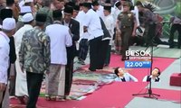 Presiden Jokowi Salat Idul Adha di Sukabumi