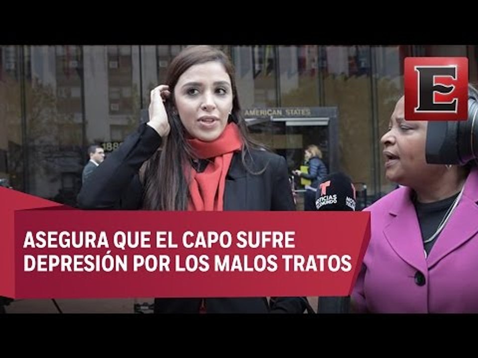 Emma Coronel denuncia en Washington maltrato psicológico a “El Chapo”