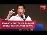 Presidente de Filipinas no insultará más porque Dios se lo pidió