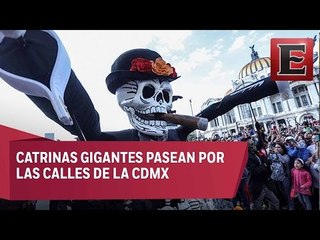 Así se vivió el primer desfile de calaveras por Día de Muertos en la CDMX