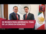Enrique Peña Nieto recibe al Gobernador electo de Veracruz en los Pinos