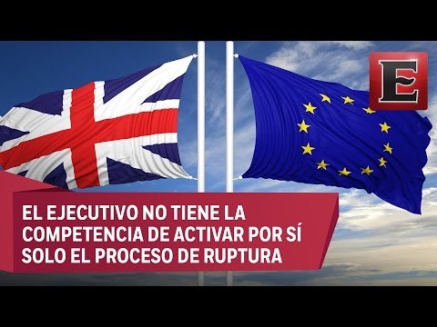 Parlamento británico debe autorizar el inicio del Brexit