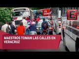 Maestros se van a paro de labores en Veracruz