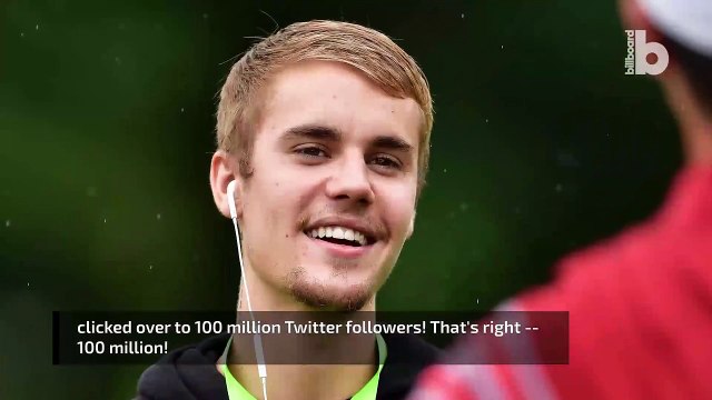 Justin Bieber Twitter Hits 100 Million Followers