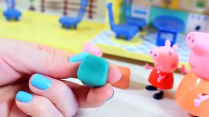 Свинка Пеппа Видео для детей Мама Свинка учит Пеппу и Джорджа смешивать цвета