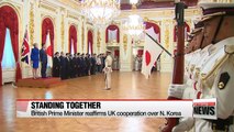 British & Japanese PMs on same page when handling N. Korea