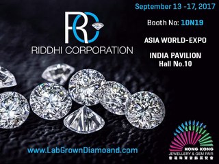 Hong Kong Diamond and Gems Fair With CVD HPHT Lab Grown Diamonds