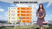 Chilly morning turns to warm afternoon, strong autumn sunshine