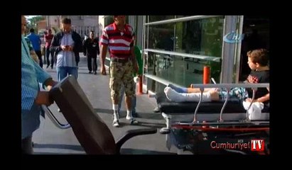 Acemi kasaplar hastaneye akın etti