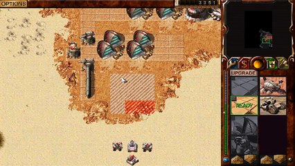 Dune 2000 skirmish gameplay on Halleck s Ridge with 4 AI Harkonnen