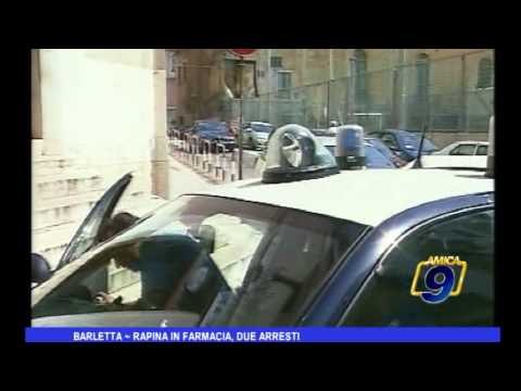 Barletta | Rapina in farmacia, due arresti