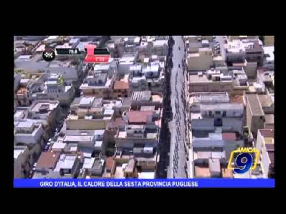 Giro d'Italia, il calore della Sesta Provincia Pugliese