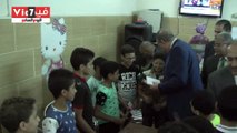 محافظ الجيزة يوزع العيدية على الأطفال الأيتام فى فيصل