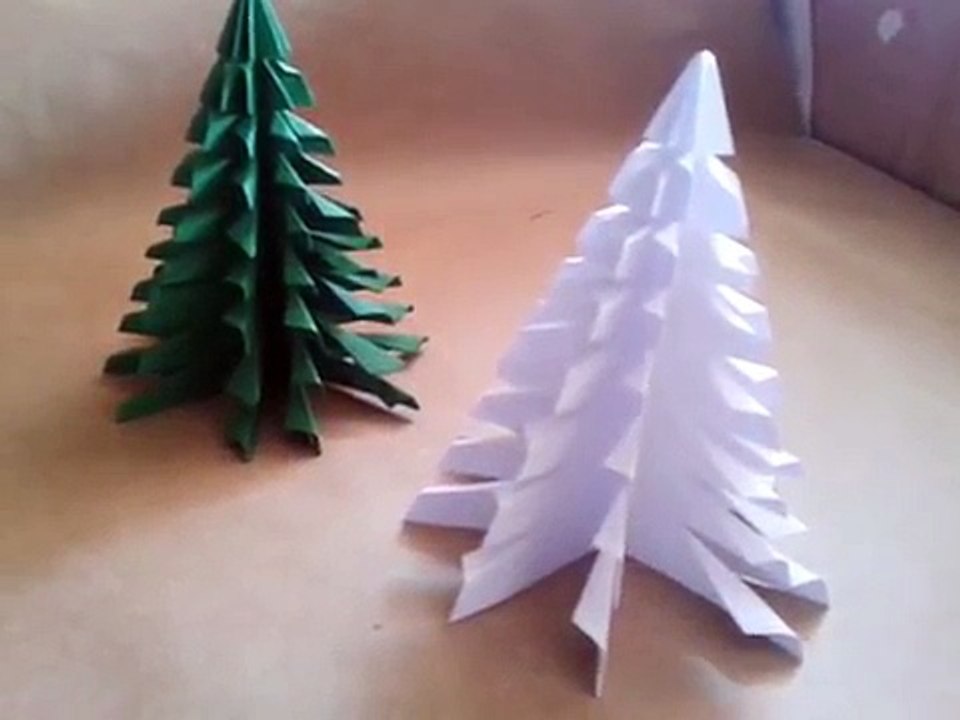 Noël décorations papier arbre Papier arbre de Noël