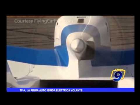 TF-X, la prima auto ibrida elettrica volante