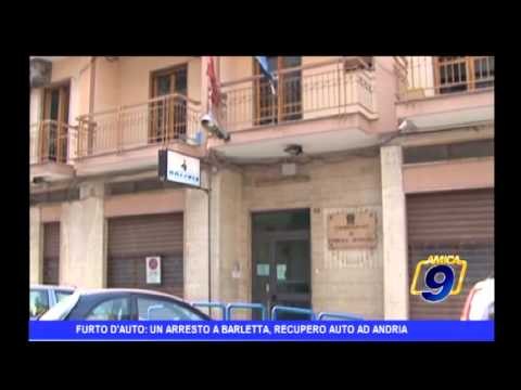 Furto d'auto: un arresto a Barletta, recupero auto ad Andria