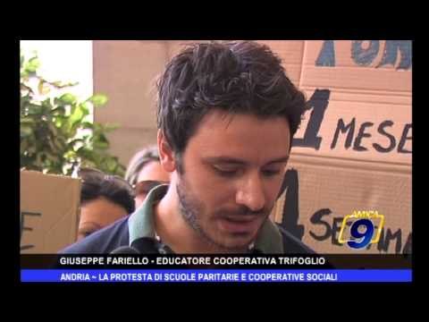 Andria | La protesta di Scuole Paritarie e Cooperative Sociali