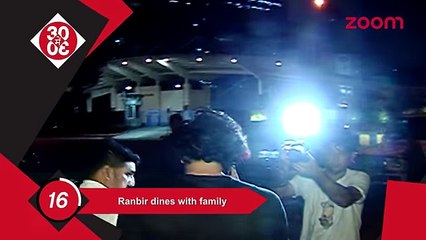 Ranbir Kapoor Dines With His Family - Salman Khan Wants To Do A Comedy Film