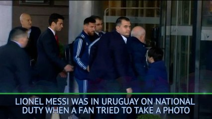 Messi makes young fan's day